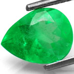 1.89-Carat Super Lustrous VS Pear-Shaped Colombian Emerald