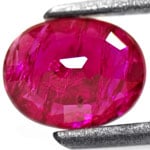 0.93-Carat Unheated Magenta Red Ruby from Burma