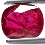 1.65-Carat Dark Red Ruby (Unheated)