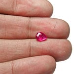 1.24-Carat Pear-Shaped Ruby from Mogok, Burma