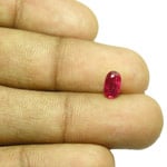 0.86-Carat AIGS-Certified Unheated Magenta Red Ruby