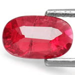 1.08-Carat Unheated Intense Red Ruby from Mozambique