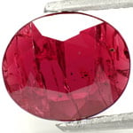2.38-Carat Flat-Cut Unheated Ruby from Niassa Mines (Mozambique)