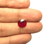 2.38-Carat Flat-Cut Unheated Ruby from Niassa Mines (Mozambique)