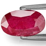 2.64-Carat Deep Purplish Red Ruby from Niassa Mines, Mozambique