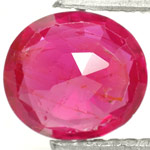 1.24-Carat Pleasing Magenta Red Unheated Burmese Ruby (IGI)