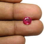 1.24-Carat Pleasing Magenta Red Unheated Burmese Ruby (IGI)