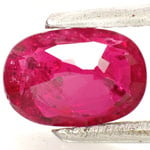 1.01-Carat Intense Pinkish Red Mozambique Ruby (Unheated)