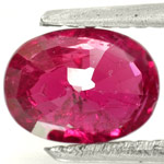 1.37-Carat Wonderful Unheated Intense Red Ruby from Mozambique