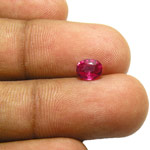 0.68-Carat High-Luster Unheated Burmese Ruby (IGI-Certified)