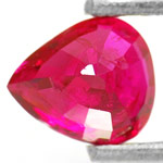 0.61-Carat Fiery Pinkish Red Unheated IGI-Certified Burmese Ruby