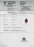 0.61-Carat Dazzling Pear-Shaped Burmese Ruby (IGI-Certified)