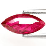 0.97-Carat IGI-Certified Unheated Marquise Ruby from Mozambique