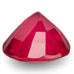 1.18-Carat Unheated Deep Pinkish Red Heart-Shaped Ruby