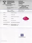 1.08-Carat Unique Trilliant-Cut Neon Red Unheated Burmese Ruby