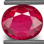 1.01-Carat Unheated Pinkish Red Ruby from Mozambique