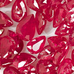 41.46-Carat Lot of Natural & Untreated Pear-Shaped Rubies