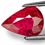 1.25-Carat Lively Pinkish Red Unheated Ruby from Niassa Mines