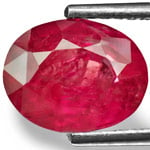 2.78-Carat Lustrous Pinkish Red Unheated Ruby from Vietnam