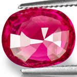 3.02-Carat Super Lustrous Unheated Ruby from Niassa, Mozambique