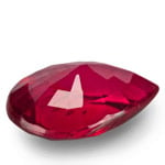 1.14-Carat Lovely Intense Pinkish Red Pear-Shaped Ruby