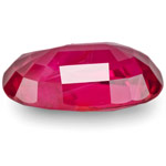 5.23-Carat Neon Pinkish Red Unheated Ruby from Mozambique