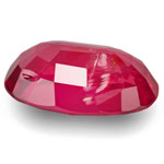 5.23-Carat Neon Pinkish Red Unheated Ruby from Mozambique