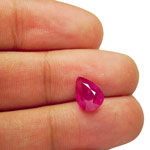 4.01-Carat Exceptional VS-Clarity Pear-Shaped Unheated Ruby