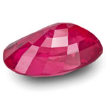 4.04-Carat Breathtaking Eye-Clean Pear-Shaped Unheated Ruby