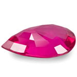 3.05-Carat Unheated VVS Pear-Shaped Ruby from Mozambique