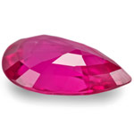 3.05-Carat Unheated VVS Pear-Shaped Ruby from Mozambique