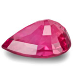 3.21-Carat Eye-Clean Unheated Pear-Shaped Mozambique Ruby