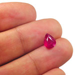 3.01-Carat Sparkling Eye-Clean Unheated Ruby from Mozambique