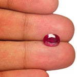 2.33-Carat Unheated Magenta Red Ruby from Mozambique