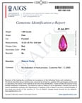 1.99-Carat Beautiful Intense Pinkish Red Unheated Niassa Ruby