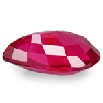 2.01-Carat Eye-Clean Deep Red Pear-Shaped Ruby (Unheated)