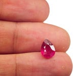 2.39-Carat Extraordinary VS-Clarity Unheated Pear-Shaped Ruby