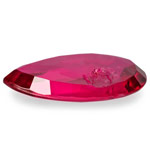 2.00-Carat Unheated Pear-Shaped Purplish Red Mozambique Ruby