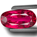 2.00-Carat Exquisite Fiery Pinkish Red Eye-Clean Unheated Ruby