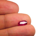 2.00-Carat Exquisite Fiery Pinkish Red Eye-Clean Unheated Ruby