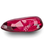 2.02-Carat Unheated Neon Purplish Red Pear-Shaped Ruby (GIA)