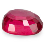 2.00-Carat Eye-Clean Neon Pinkish Red Unheated Cushion-Cut Ruby