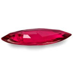 2.09-Carat Unheated Intense Red Marquise-Cut Mozambique Ruby