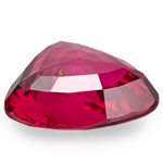 1.02-Carat Heart-Shaped Intense Red Unheated Mozambique Ruby