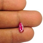 1.01-Carat AIGS-Certified Unheated Eye-Clean Mozambique Ruby