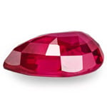 1.03-Carat Unheated Blood Red Pear-Shaped Niassa Ruby