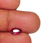 1.03-Carat Unheated Blood Red Pear-Shaped Niassa Ruby