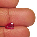 1.09-Carat Eye-Clean Deep Pinkish Red Unheated Mozambique Ruby