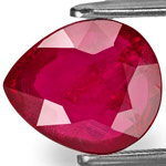 3.68-Carat Unheated Deep Magenta Red Mozambique Ruby