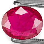 2.06-Carat Natural & Unheated Pinkish Red Ruby from Mozambique